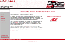 Tablet Screenshot of nussbaum-inc.com